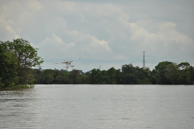 Returning to the MAF Palangkaraya base in Kalimantan