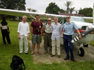 MAF Pilot Nick Frey at Monkoto
